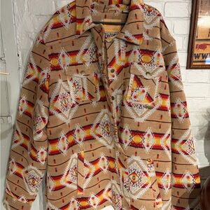 Powder River Outfitters Aztec Wool blend 5x western jacket